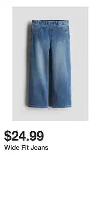 H&M Wide Fit Jeans offer