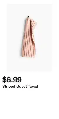 H&M Striped Guest Towel offer