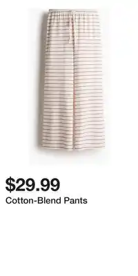H&M Cotton-Blend Pants offer
