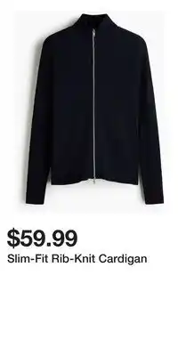 H&M Slim-Fit Rib-Knit Cardigan offer