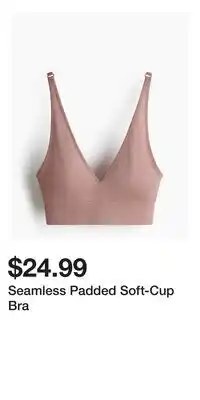H&M Seamless Padded Soft-Cup Bra offer