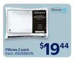 Walmart Pillows 2-Pack offer