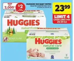 Real Canadian Superstore Huggies 16x Baby Wipes offer