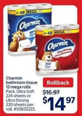 Walmart Charmin Bathroom Tissue offer