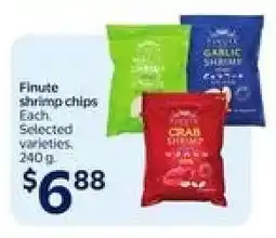 Walmart Finuše shrimp chips offer