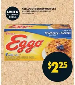 Real Canadian Superstore KELLOGG’S EGGO WAFFLES offer