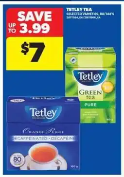 Real Canadian Superstore TETLEY TEA offer