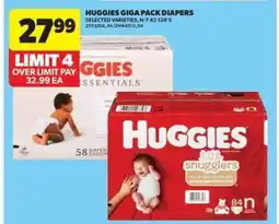 Real Canadian Superstore Huggies Giga Pack Diapers offer