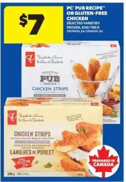 Real Canadian Superstore PC Pub Recipe or Gluten-Free Chicken offer