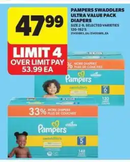 Real Canadian Superstore Pampers Swaddlers Ultra Value Pack Diapers offer