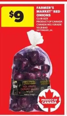 Real Canadian Superstore Farmer's Market Red Onions offer