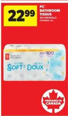 Real Canadian Superstore PC BATHROOM TISSUE offer
