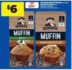 Real Canadian Superstore Quaker Baking Mixes or Oat Flour offer
