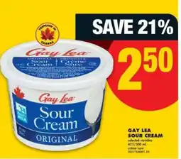 No Frills GAY LEA SOUR CREAM offer