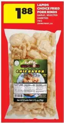 Real Canadian Superstore Lapid's Choice Fried Pork Rinds offer