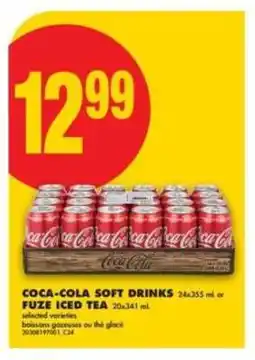 No Frills Coca-Cola Soft Drinks or Fuze Iced Tea offer