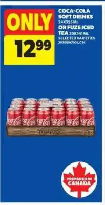 Real Canadian Superstore Coca-Cola Soft Drinks or Fuze Iced Tea offer