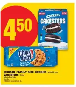 No Frills Christie Family Size Cookies or Cakesters offer