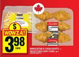 Food Basics Irresistible Croissants / Selection Loaf Cake offer