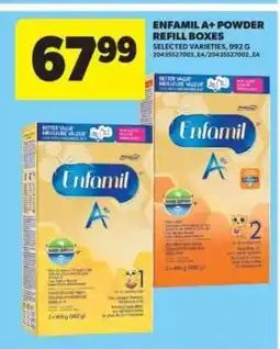 Real Canadian Superstore Enfamil A+ Powder Refill Boxes offer