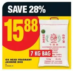 No Frills Ox Head fragrant jasmine rice offer