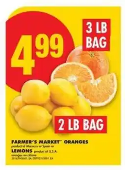 No Frills Farmer's Market Oranges or Lemons offer