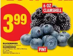 No Frills BLACKBERRIES or BLUEBERRIES offer
