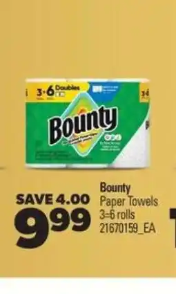 Real Canadian Superstore Bounty Paper Towels offer