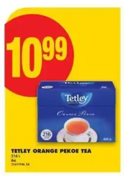 No Frills Tetley Orange Pekoe Tea offer