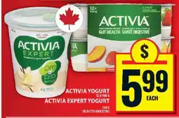 Food Basics Activia Yogurt offer