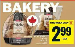 Food Basics IRRESISTIBLES BREAD offer