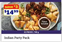 M & M Food Market Indian Party Pack offer