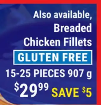 M & M Food Market Breaded Chicken Fillets offer