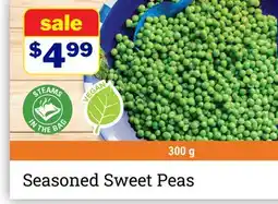 M & M Food Market Seasoned Sweet Peas offer