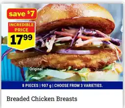 M & M Food Market Breaded Chicken Breasts offer