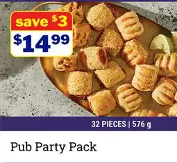 M & M Food Market Pub Party Pack offer