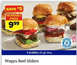M & M Food Market Wagyu Beef Sliders offer