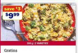 M & M Food Market Gratins offer