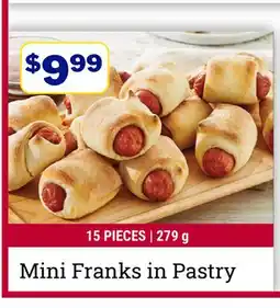 M & M Food Market Mini Franks in Pastry offer