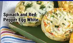 M & M Food Market Spinach and Red Pepper Egg White offer