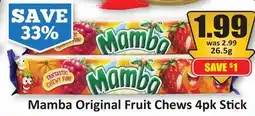Starsky Mamba Original Fruit Chews offer