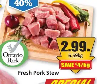 Starsky Fresh Pork Stew offer