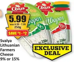 Starsky Svalya Lithuanian Farmers Cheese offer