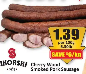 Starsky Cherry Wood Smoked Pork Sausage offer