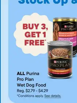 Petvalu ALL Purina Pro Plan Wet Dog Food offer