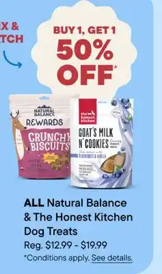 Petvalu ALL Natural Balance & The Honest Kitchen Dog Treats offer
