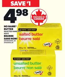 Independent City Market NO NAME BUTTER offer