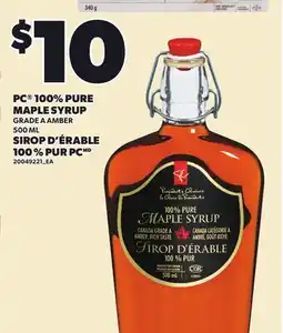 Independent City Market PC 100% PURE MAPLE SYRUP offer