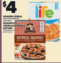 Independent City Market QUAKER CEREAL offer