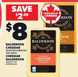 Independent City Market BALDERSON CHEDDAR, 250/280 G offer
